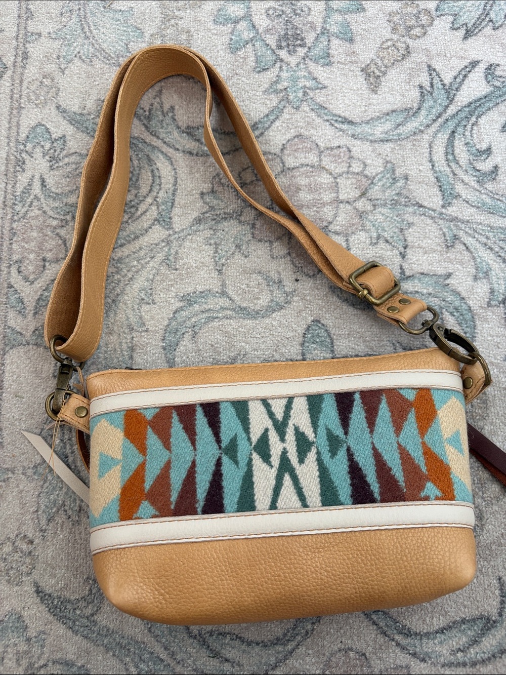 Brown Leather shoulder Bag